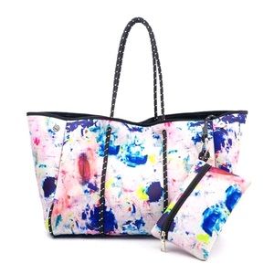 Neoprene tote bag multicolor neoprene beach tote bag NEW